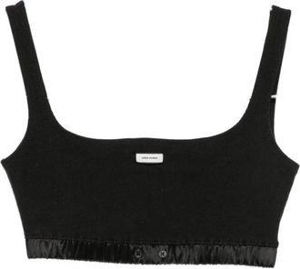 Entire studios Mouwloze Top - Dames - Tops zonder mouwen - Zwart - XS - Tops