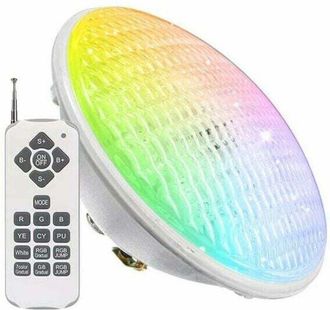OEM Bombilla Led Par56 De Color Para Piscina - L&aacute;mpara Rgb De 35 W - Iluminaci&oacute;n De Sistema