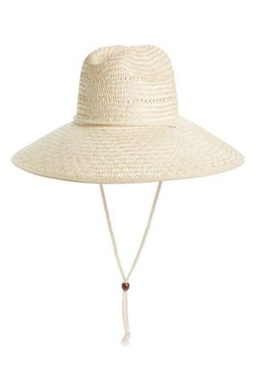 Lack of Color The Vista Straw Hat in Natural /White at Nordstrom, Size Medium