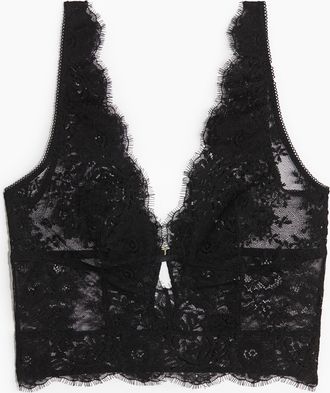 H&M Bralette aus Spitze - Schwarz