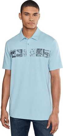 Travis Mathew Performance Jersey C No Logo Mens T Shirt Forget Me Not : 2XL, Cotton/Elastane/Polyester