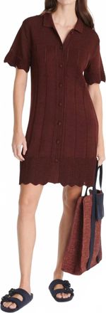 Eres Onirique Dress In Chocolate