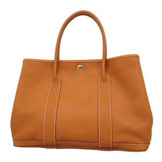 Herm&egrave;s Gold Negonda Leather Tote Bag (Pre-Owned)