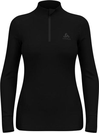 Odlo Merino 260 Bl Top Turtle Neck L/S Half Zip Merinounterw&auml;sche f&uuml;r Damen | schwarz
