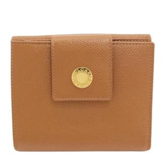 Bulgari Pre-owned Bi-fold Portemonnee - Dames - Vintage Accessoires - Bruin - ONE Size - Leer - Vintage