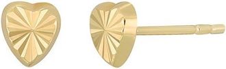 Bony Levy 14K Gold Heart Studs in 14K Yellow Gold at Nordstrom