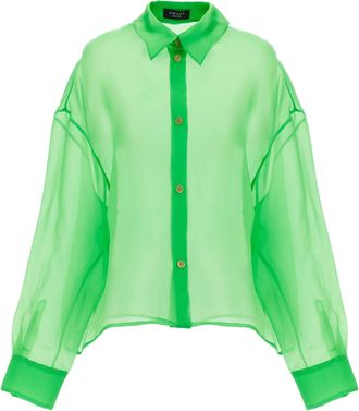 A.W.A.K.E. A.W.A.K.E. Mode Organdy 80s Shirt