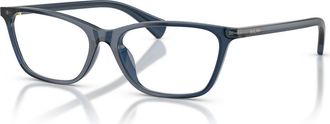 Ralph Lauren 55mm Rectangle optical glasses in Blue at Nordstrom