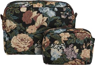 House Nordic Kosmetiktasche HOUSE NORDIC Necessaire Zoe Toilet Bags 2er Set, Damen, Gr. B/H/T: 11cm x 22cm x 30cm, bunt, Polyester, Taschen Kosmetiktasche