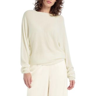 Favorite Daughter The Effortless Merino Wool Sweater in Ivory at Nordstrom, Size X-Small