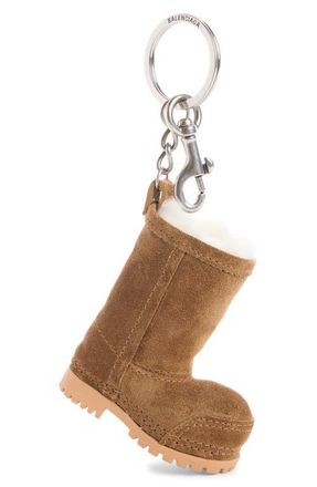 Balenciaga Alaska Boot Bag Charm in 2533 Noce at Nordstrom