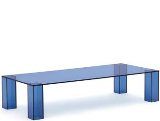 K Home Design Couchtisch Dilaria Blau - 140 x 60 cm