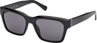 Guess Gu 00299 Zonnebril - Dames - Zonnebrillen - Zwart - 54 MM - Accessoires