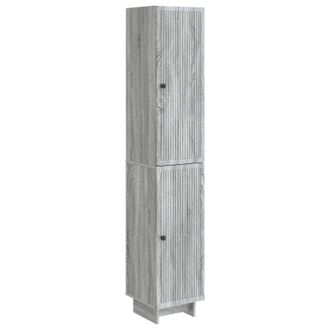 vidaXL Juego De Armarios 2 Uds. Sonoma Gris Madera De Ingenier&iacute;a Vidaxl