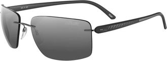 Silhouette Carbon T1 8722 Zonnebril - Heren - Zonnebrillen - Grijs - ONE Size - Accessoires