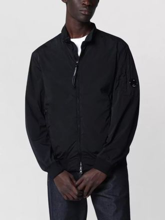C.P. Company hooded jacket ribbed cuffs sleeve pocket