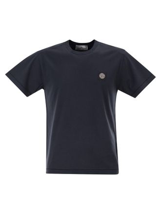Stone Island Slim Fit T Shirt With Compass Patch