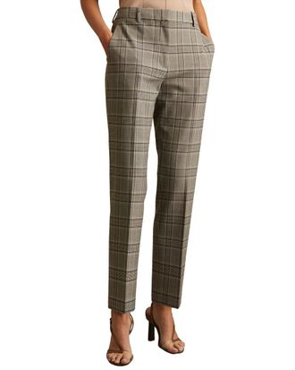 Reiss Tamy Check Slim Leg Trouser
