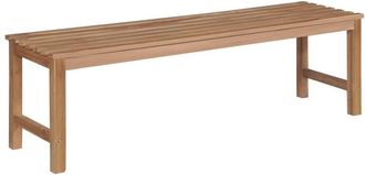 vidaXL Banco De Jard&iacute;n De Madera Maciza De Teca 150 Cm Vidaxl