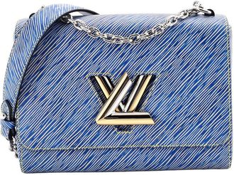 Louis Vuitton Blue Epi Leather Twist MM (Authentic Pre-Loved)