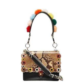 Fendi Pre-owned Handbags, female, Brown, Size: ONE SIZE Pre-owned Vintage Shoulder Bag
