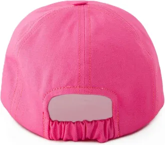 Patou Womens Logo-Embroidered Cotton Baseball Cap Pink