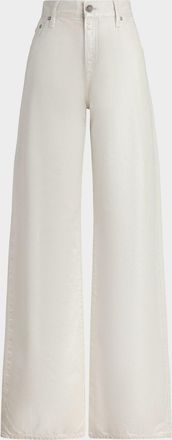 Ralph Lauren Collection Mercer Relaxed Wide-Leg Jeans