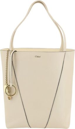 Chlo&eacute; Beige Calf Leather Bos Taurus Shoulder Womens Bag