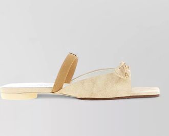 Maison Margiela leather bow slingback sandals