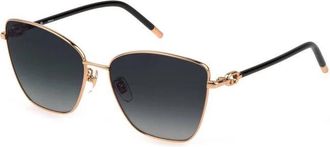 Furla Metalen Zonnebril - Dames - Zonnebrillen - Geel - ONE Size - Accessoires
