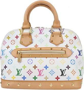 Louis Vuitton Alma Monogram Canvas Multicolour Canvas Handbag (Pre-Owned)