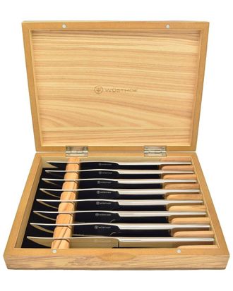 W&uuml;sthof Wusthof 8Pc Stainless Steak Knife Set In Box With $13 Credit