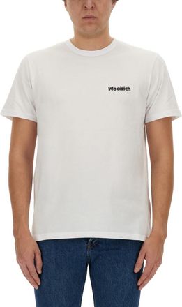 Woolrich White Logo T-Shirt