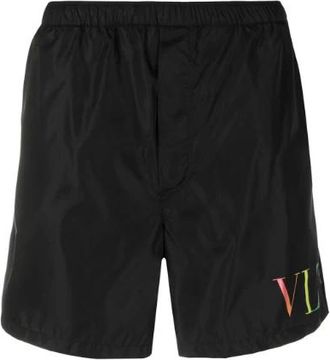 Valentino Badmode, Heren, Zwart, XL, Stijlvolle zwemshorts