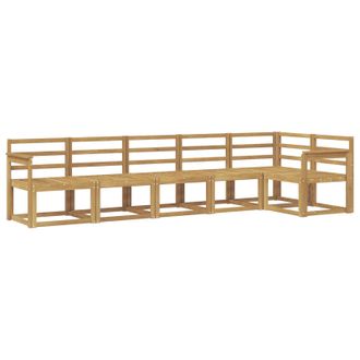 vidaXL Conjunto De Sof&aacute;s De Exterior 6 Pcs Blanco Vidaxl