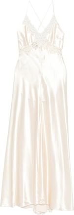 Alberta Ferretti Lace Straps Dress