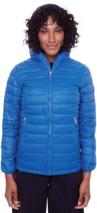 Alpine North YOHO LADIES - Vegan Down Lightweight Packable Puffer Jacket & Bag in Cobalt at Nordstrom, Size X-Large