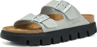 Birkenstock Arizona Chunky Sandal - Suede Womens Sandals Pure Sage : EU 41 (US Womens 10-10.5) Narrow