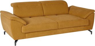 Sit&more 2,5-Sitzer »Percy« 12 cm Fusshöhe, Sitztiefenverstellung, wahlweise Kopfteilverstellung