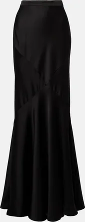 Max Mara Acerbo satin maxi skirt