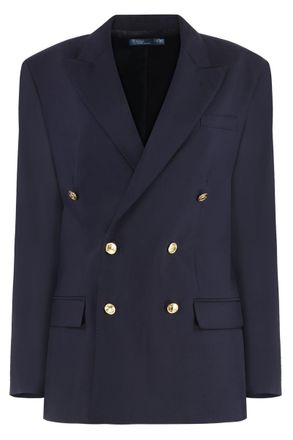Polo Ralph Lauren Double-Breasted Wool Blazer