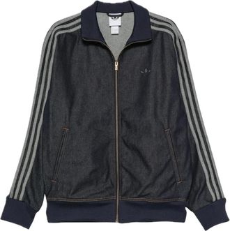 adidas Firebird Adicolor Raw Denim Track Top - Heren - Trainingsjackets - Blauw - XL - Denim - Fitness