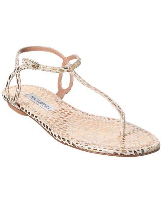 Aquazzura Almost Bare Leather Sandal