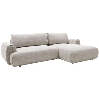 Vente-Unique Vente-unique - Divano letto angolo a destra in Tessuto testurizzato Grigio - monelia