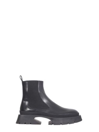 Jil Sander Black Leather Boots