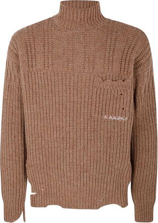 Marni Maglione in lana - Marrone