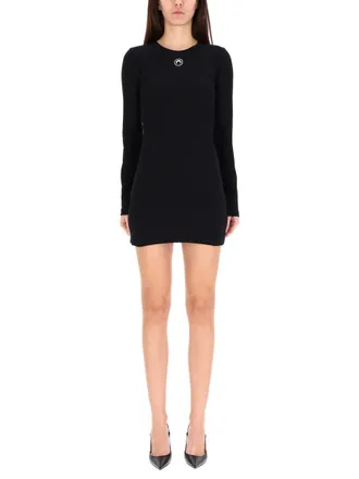 Marine Serre Mini Dress With Logo