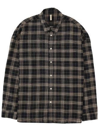 Sunflower Muted Tones Classic Plaid Casual Shirt