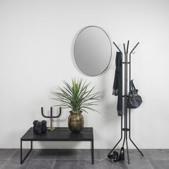 Loftscape home24 loftscape Garderobenständer Fonseca Metall Schwarz 40x170x40 cm (BxHxT)