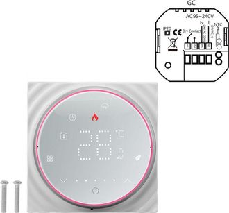 OEM Termostato Inal&aacute;mbrico Con Pantalla Led, Control De Temperatura De Alta Precisi&oacute;n, Programable De Forma Inteligente Para Calefacci&oacute;n El&eacute;ctrica Dom&eacute;sti